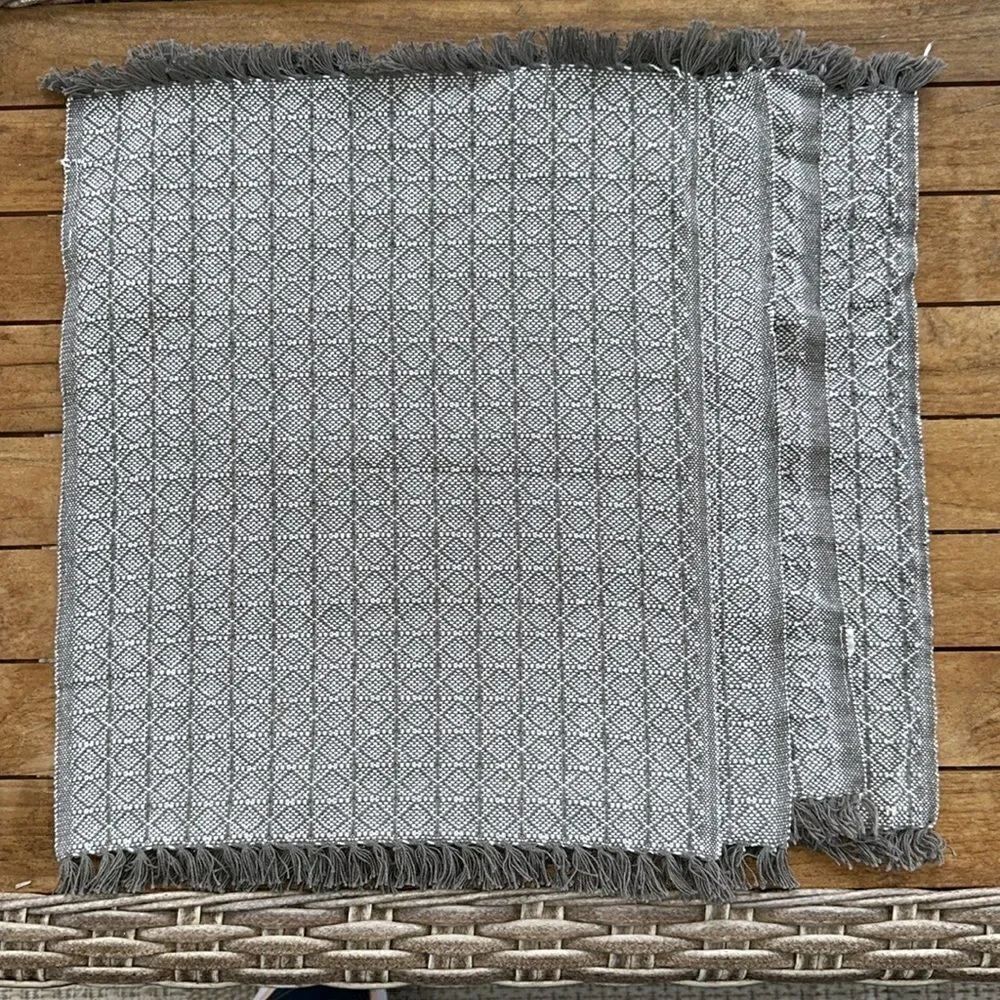 World Market Cocoa & White (4) Placemats